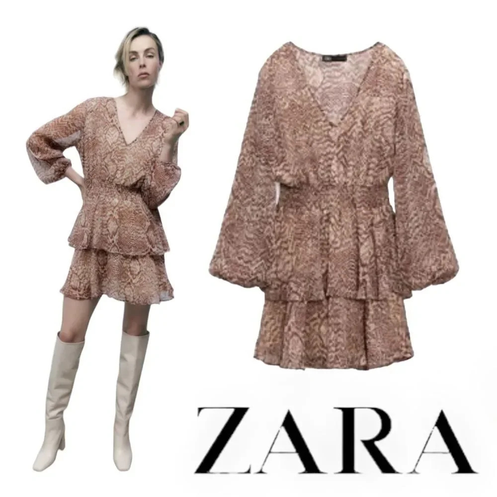 ZARA | Multicolored | PRINTED DRESS